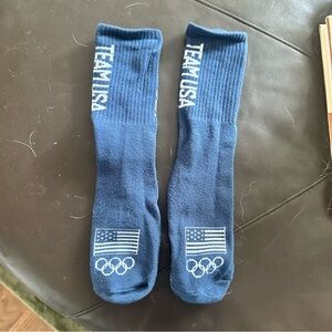 POSH STORE CLOSING 
SKIMS Team USA Blue Athletic Socks